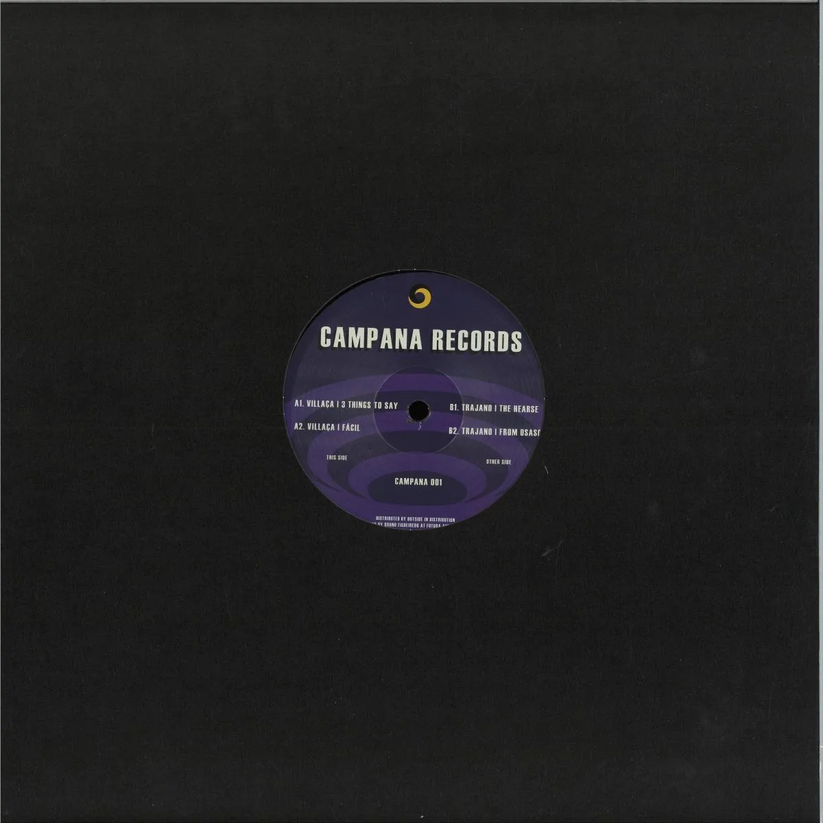 Обратная сторона обложки — Villaça & Trajano — Campana EP