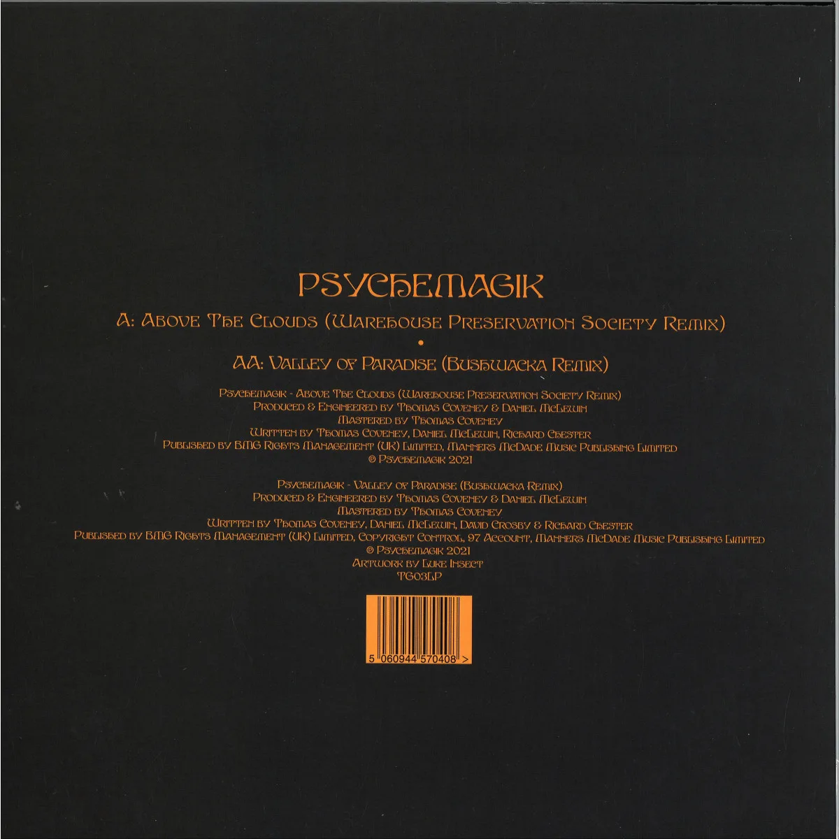 Back cover — Psychemagik — Above The Clouds EP