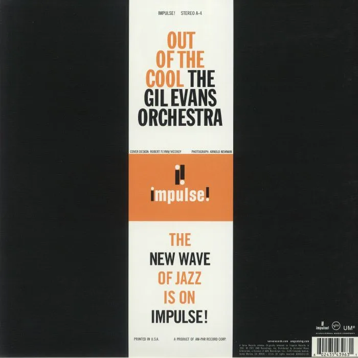 Back cover — The GIL EVANS ORCHESTRA — Out Of The Cool (remastered)