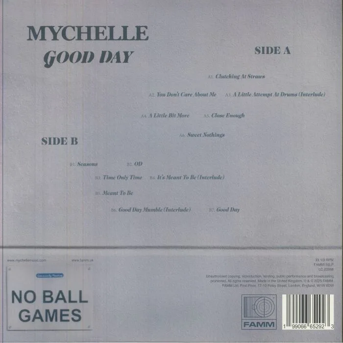 Обратная сторона обложки — MYCHELLE — Good Day