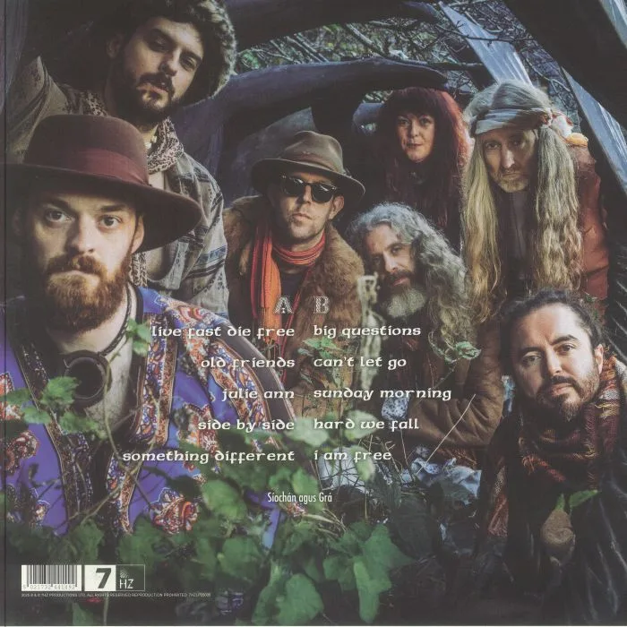 Back cover — CALIFORNIA IRISH — The Mountains Are My Friends