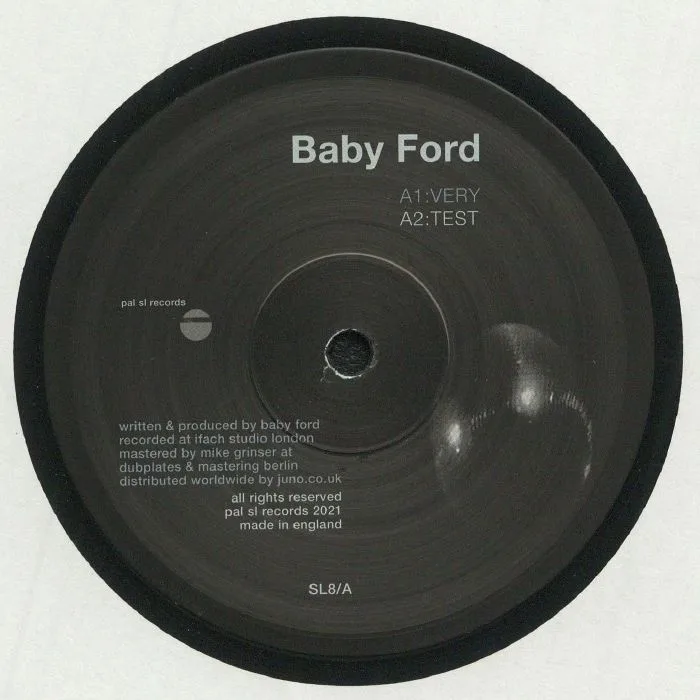 Лицевая сторона обложки — BABY FORD — Bford 08
