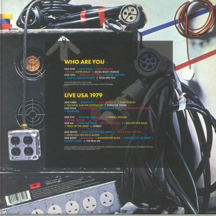 Back cover — The WHO — Who Are You (Deluxe Edition)