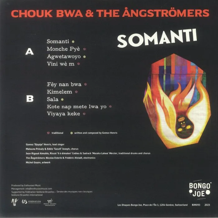 Back cover — CHOUK BWA / THE ANGSTROMERS — Somanti