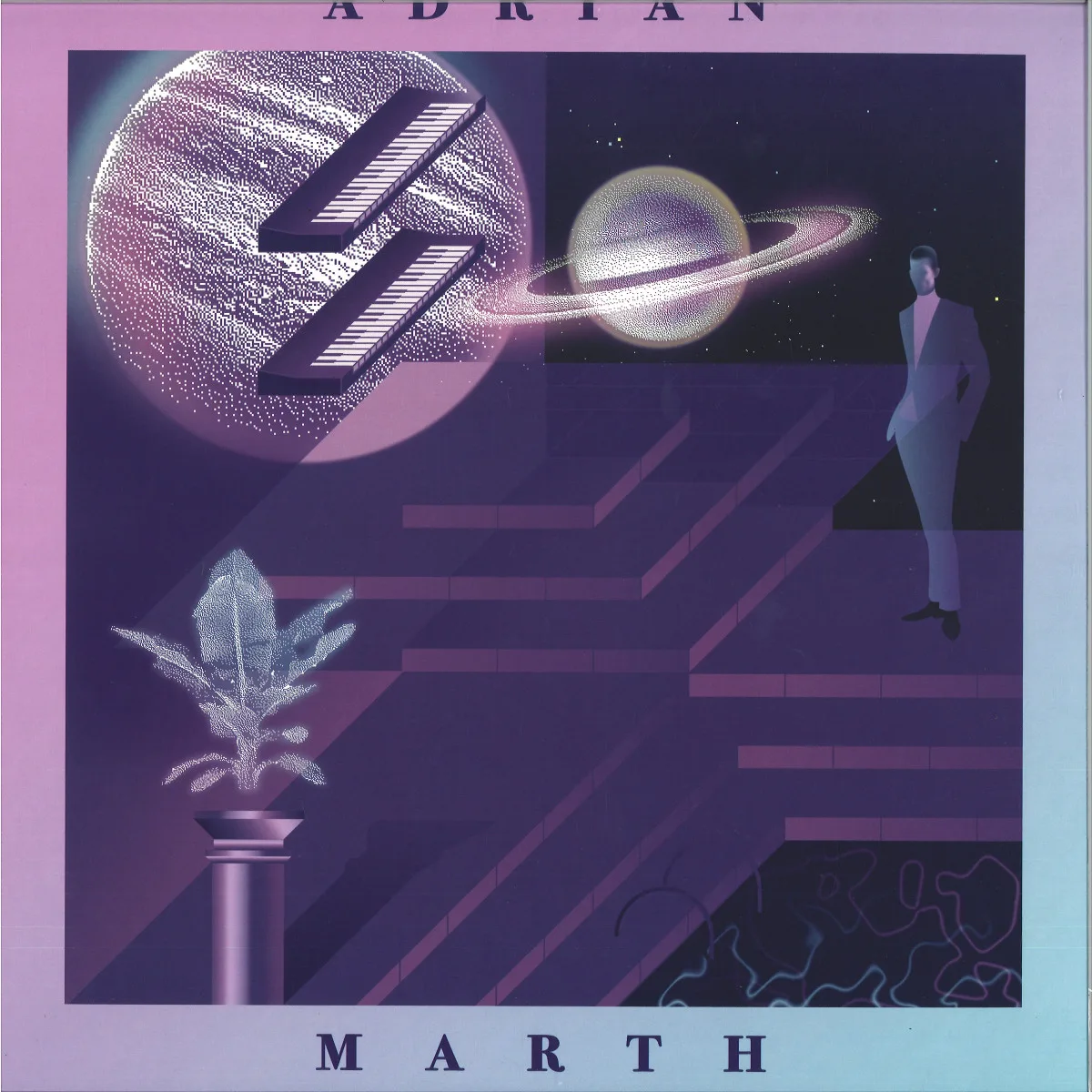Лицевая сторона обложки — Adrian Marth — MARTIANS WORLD