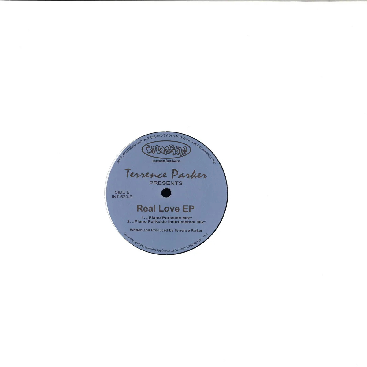 Back cover — Terrence Parker — Real Love Ep
