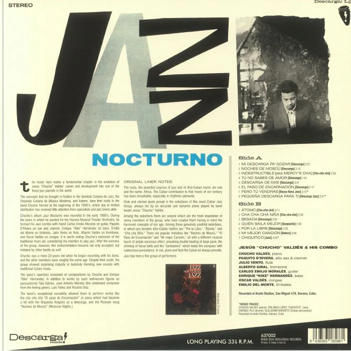 Обратная сторона обложки — Chucho VALDES — Jazz Nocturno (reissue)