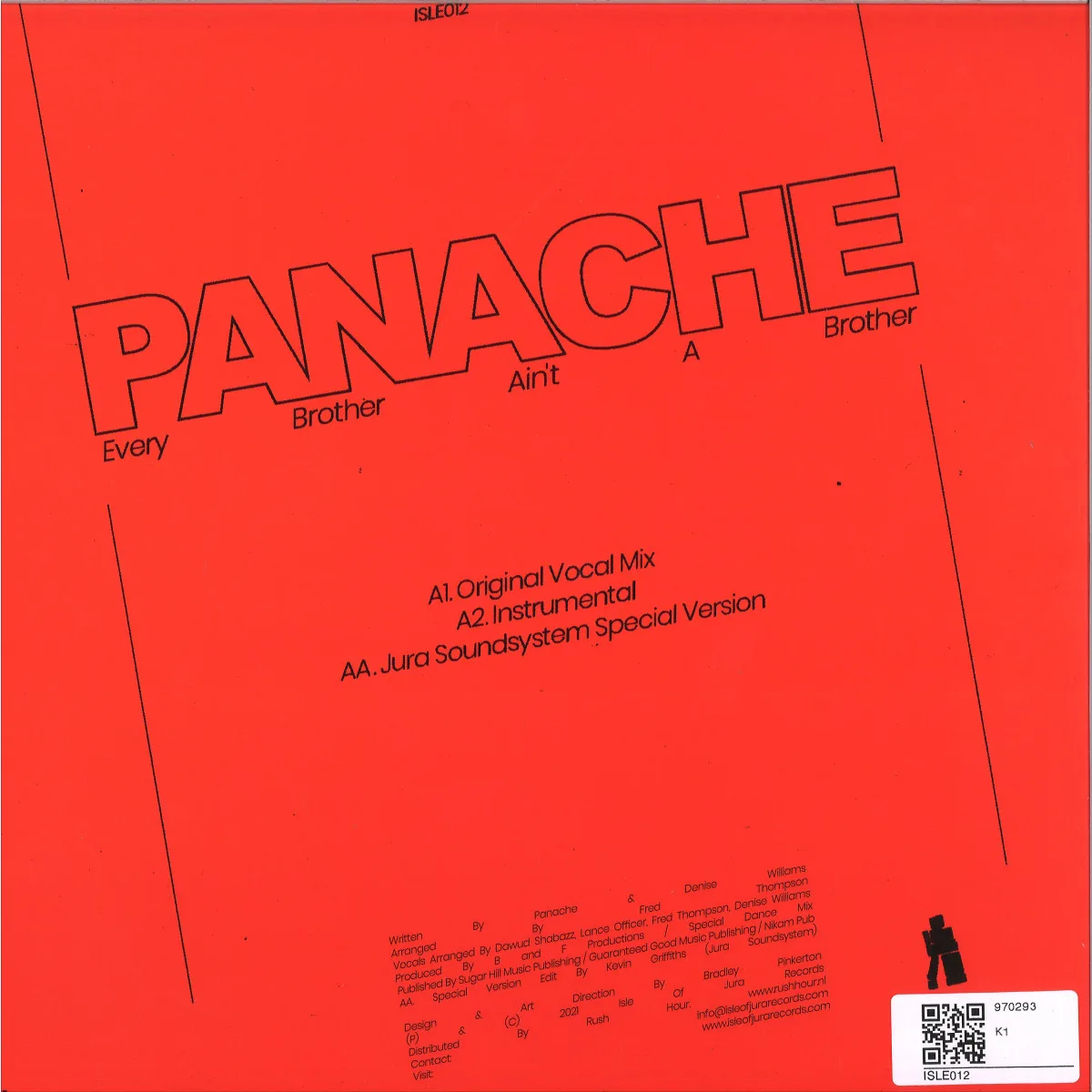 Обратная сторона обложки — Panache — EVERY BROTHER AIN’T A BROTHER