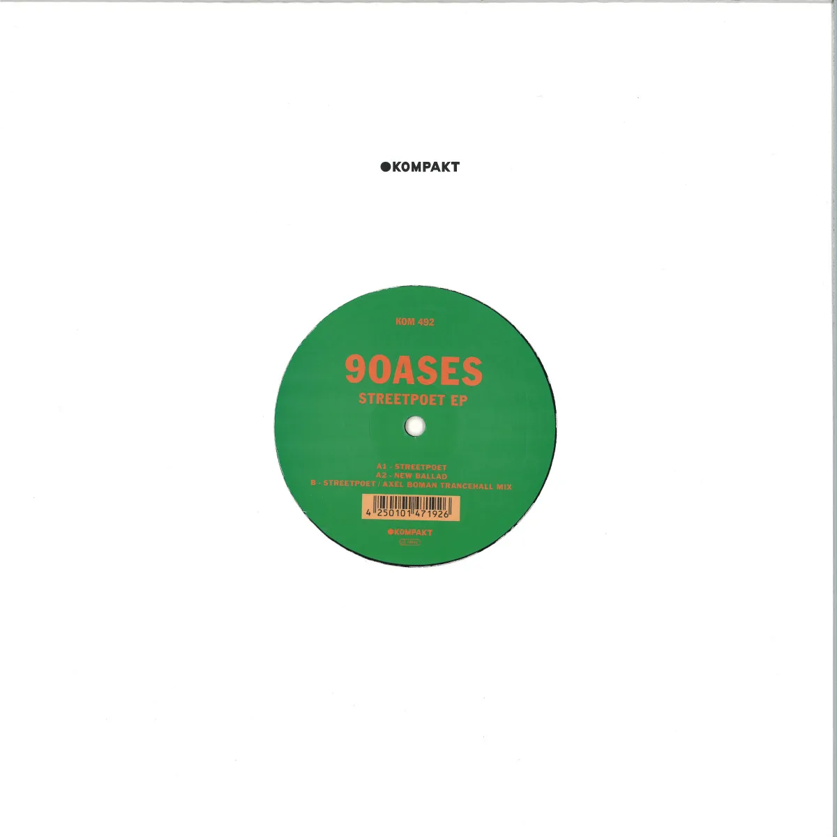 Front cover — 9Oases — Streetpoet EP