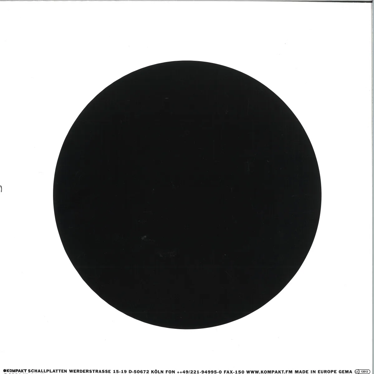 Back cover — 9Oases — Streetpoet EP