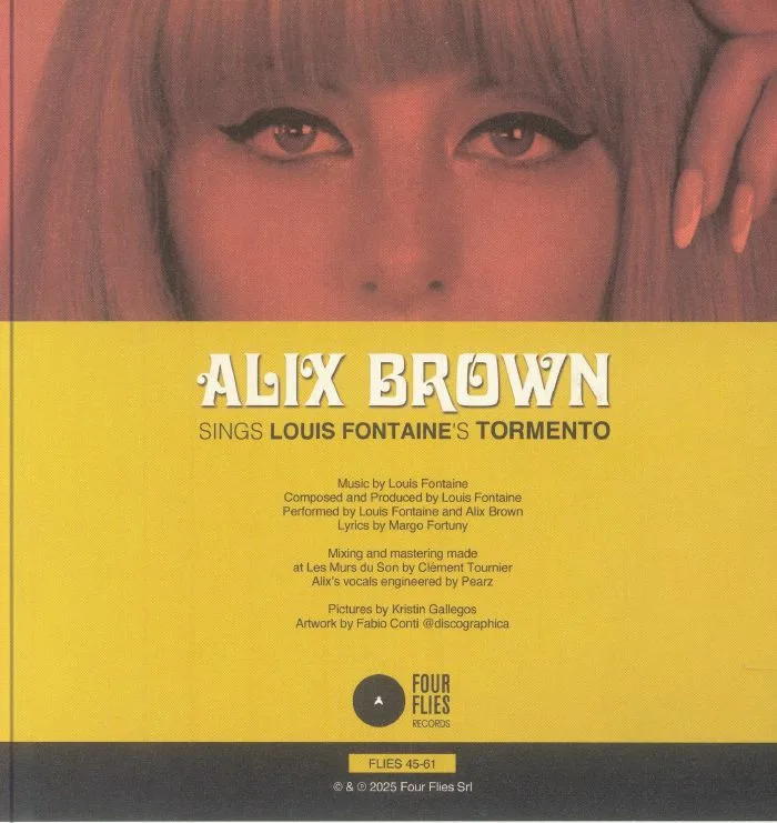 Обратная сторона обложки — Alix BROWN / LOUIS FONTAINE — Tormento