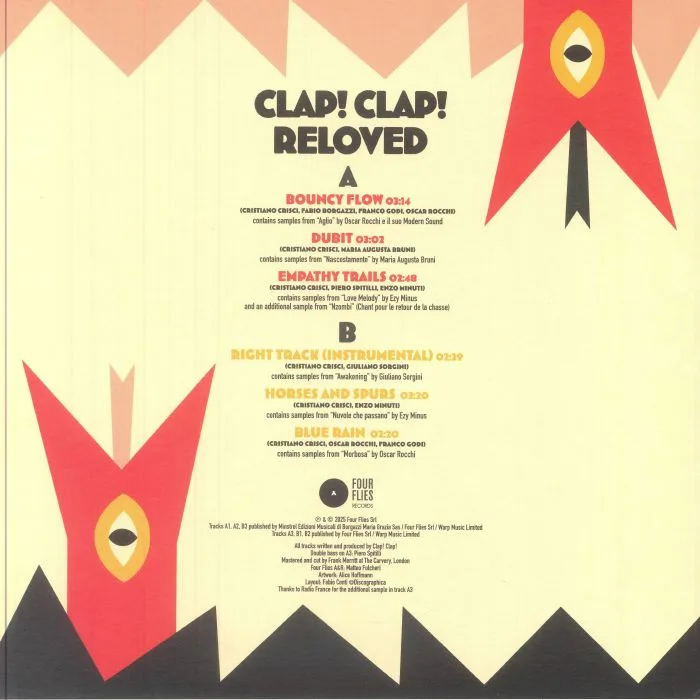 Back cover — CLAP! CLAP! — Reloved