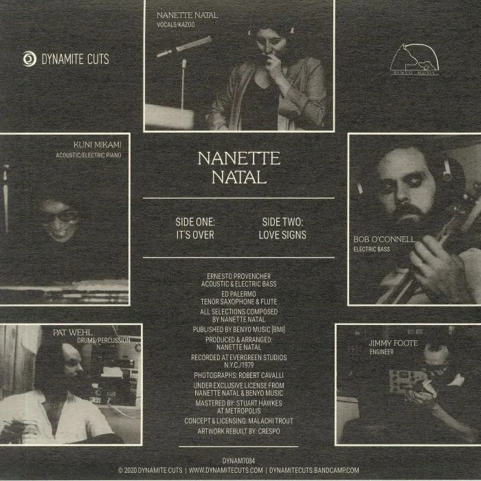 Обратная сторона обложки — Nanette NATAL — It's Over
