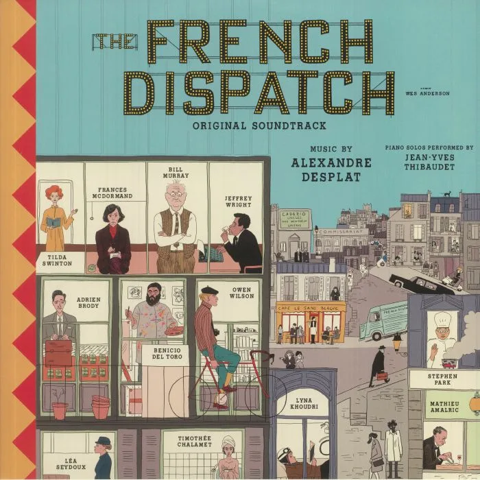 Лицевая сторона обложки — Alexandre DESPLAT / VARIOUS — The French Dispatch (Soundtrack)