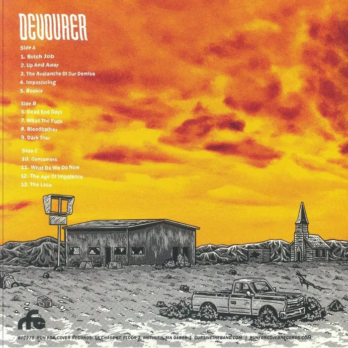 Back cover — CURSIVE — Devourer