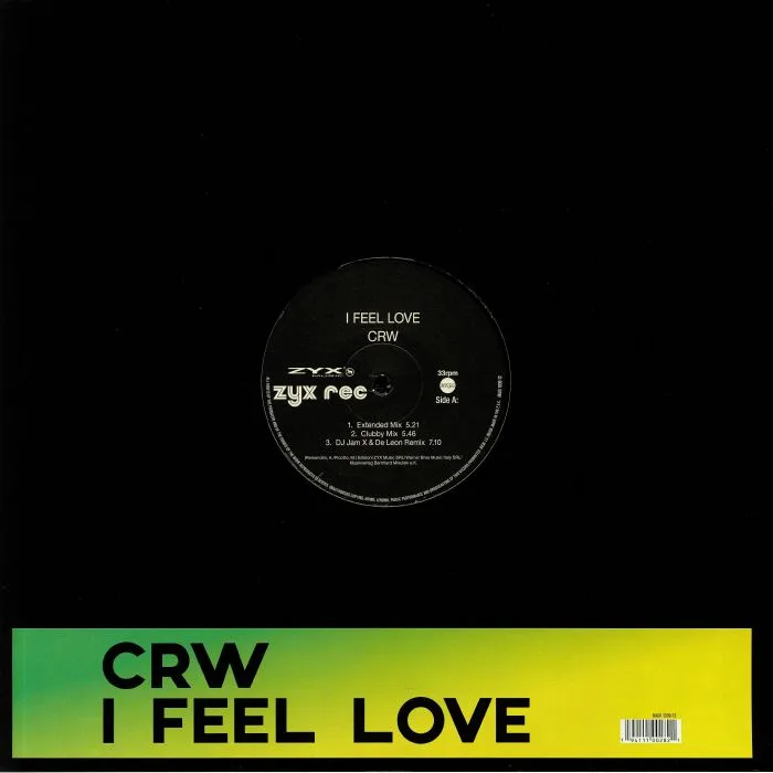 Лицевая сторона обложки — CRW — I Feel Love