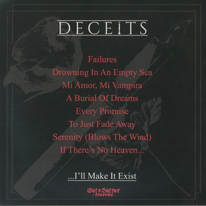 Обратная сторона обложки — DECEITS — If There's No Heaven