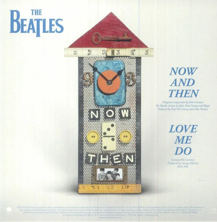 Back cover — The BEATLES — Now & Then