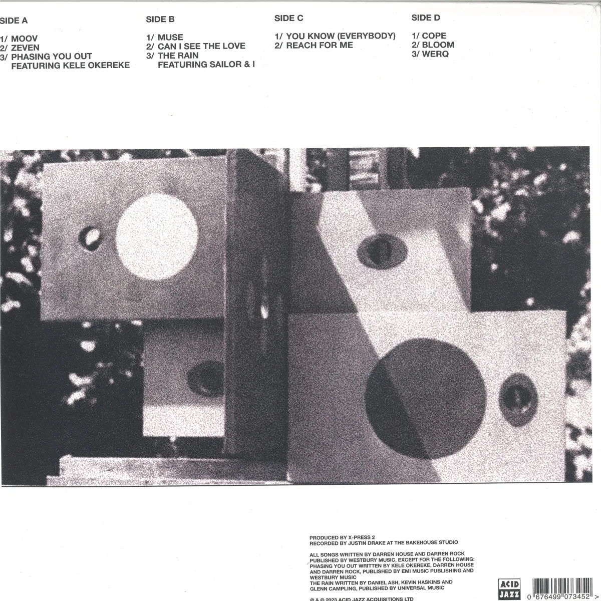Back cover — X-Press 2 — Thee LP 2x12"