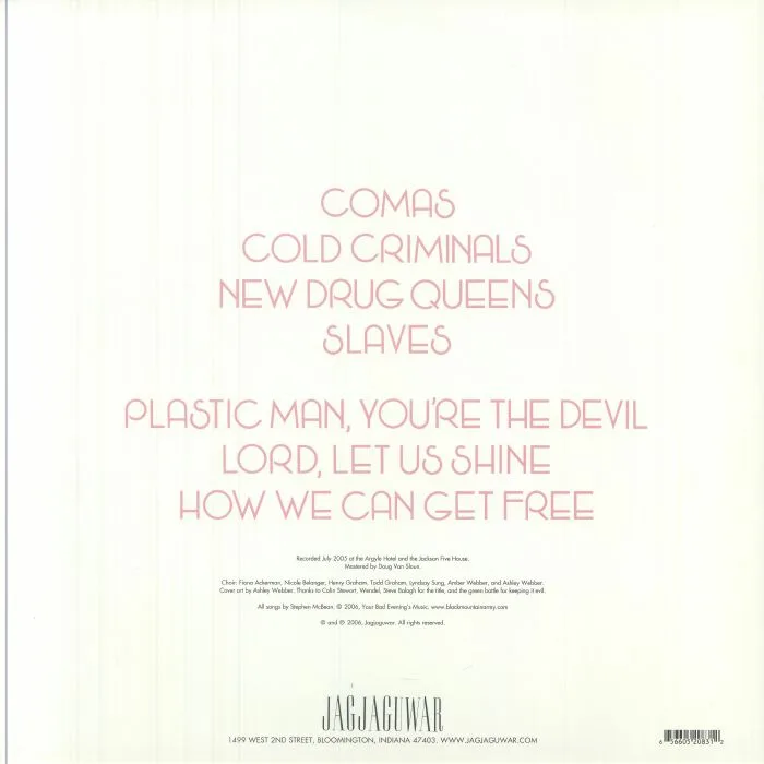 Back cover — PINK MOUNTAINTOPS — Axis Of Evol