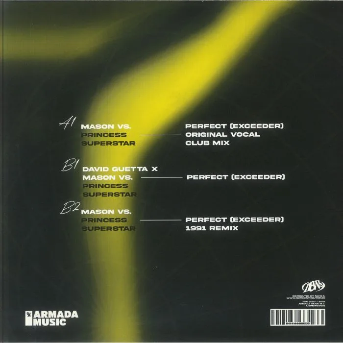 Back cover — MASON vs PRINCESS SUPERSTAR — Perfect (Exceeder)