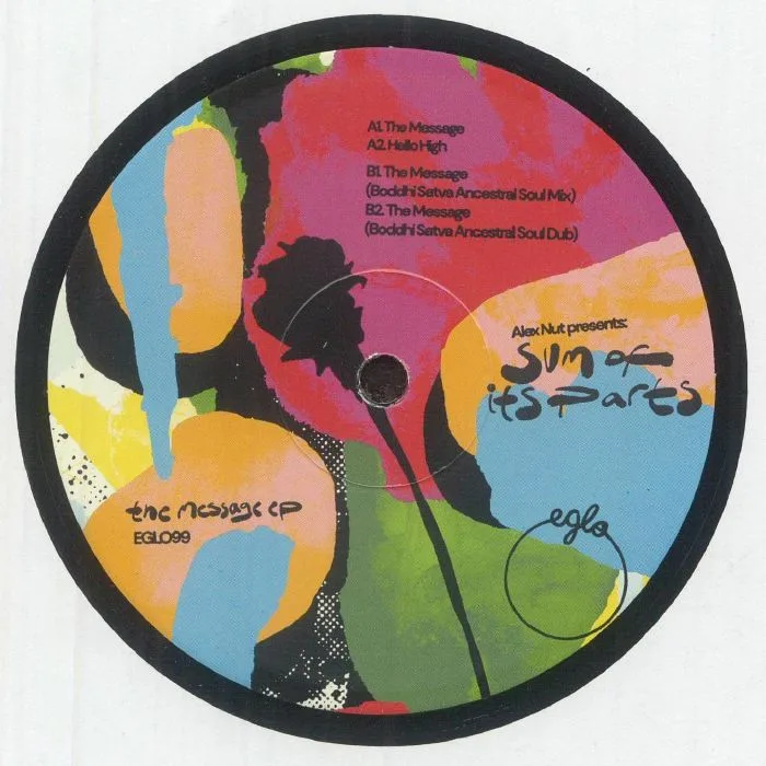 Лицевая сторона обложки — Alex NUT presents SUM OF ITS PARTS — The Message EP