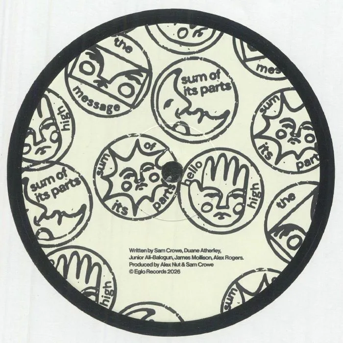 Обратная сторона обложки — Alex NUT presents SUM OF ITS PARTS — The Message EP