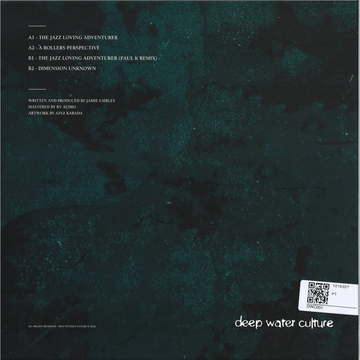 Back cover — Jamie Fairley — The Jazz Loving Adventurer