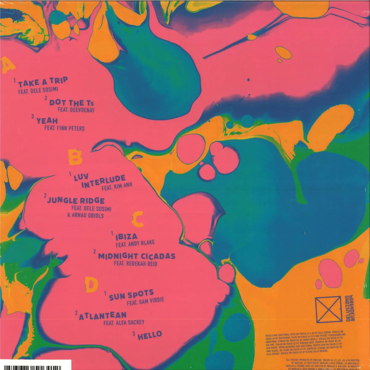Обратная сторона обложки — Medlar — Islands LP 2x12"