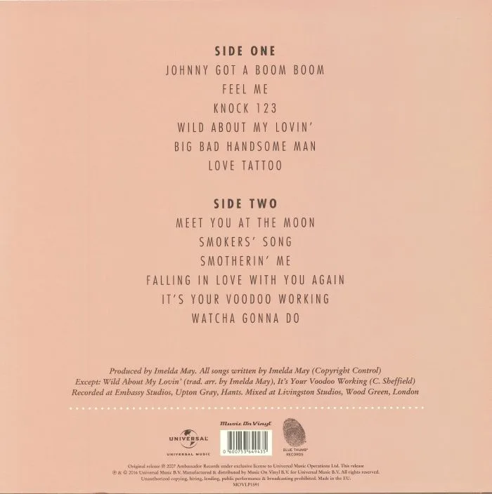 Back cover — Imelda MAY — Love Tattoo