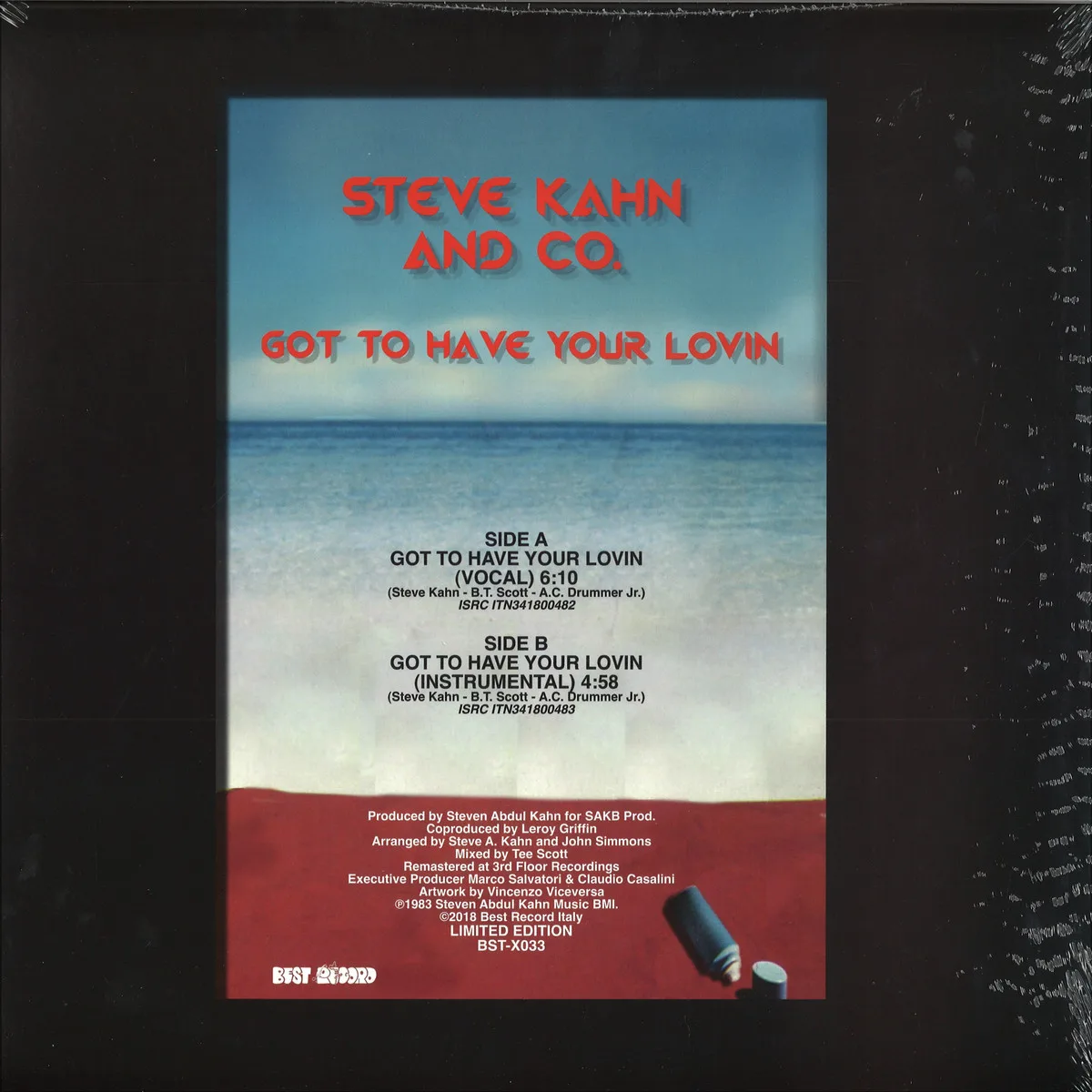 Обратная сторона обложки — Steve Kahn & Co. — Got To Have Your Lovin