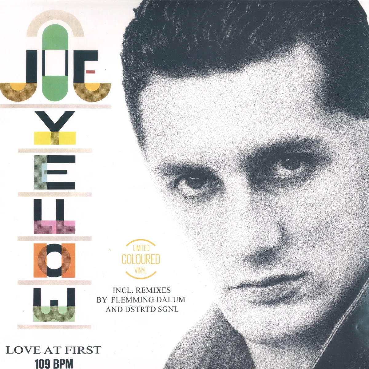 Обратная сторона обложки — JOE YELLOW — LOVE AT FIRST