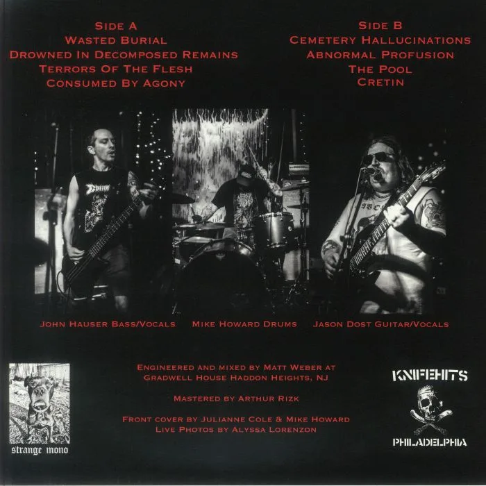 Обратная сторона обложки — MOROS — Cemetery Hallucinatons