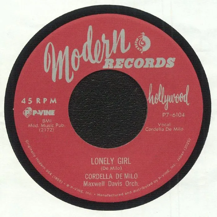 Cordella DE MILO — Lonely Girl (reissue)
