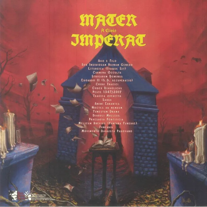 Back cover — MATER A CLIVIS IMPERAT — Carmina Occulta