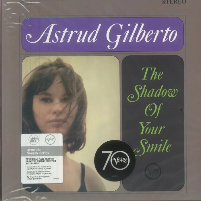 Front cover — Astrud GILBERTO — The Shadow Of Your Smile (Verve Acoustic Sounds Series)