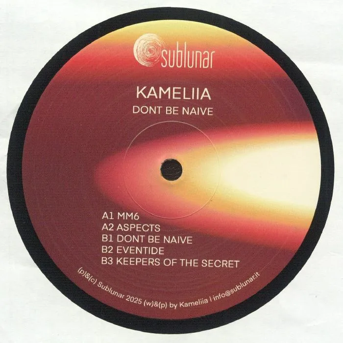 Обратная сторона обложки — KAMELIIA — Dont Be Naive