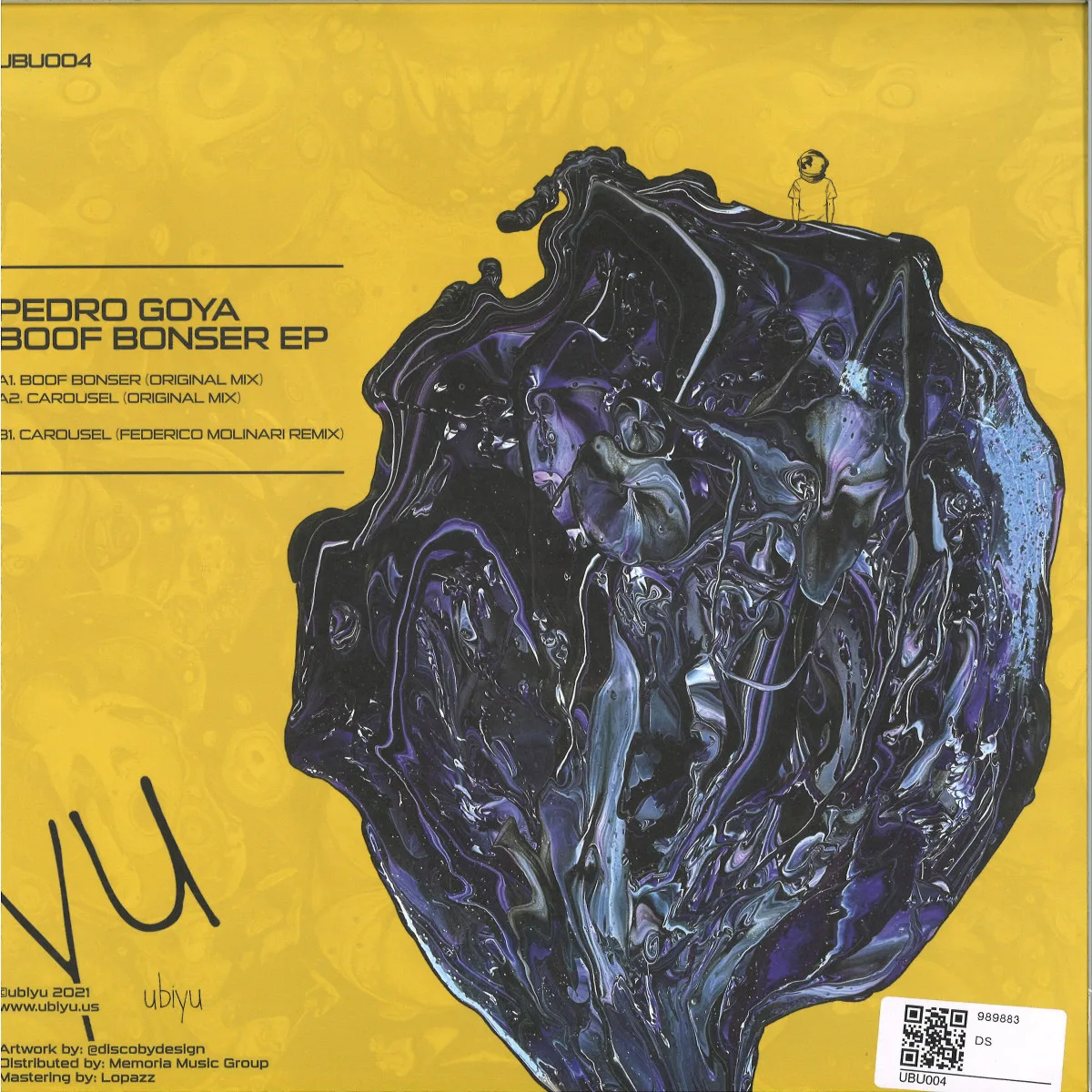 Back cover — Pedro Goya — Boof Bonser EP
