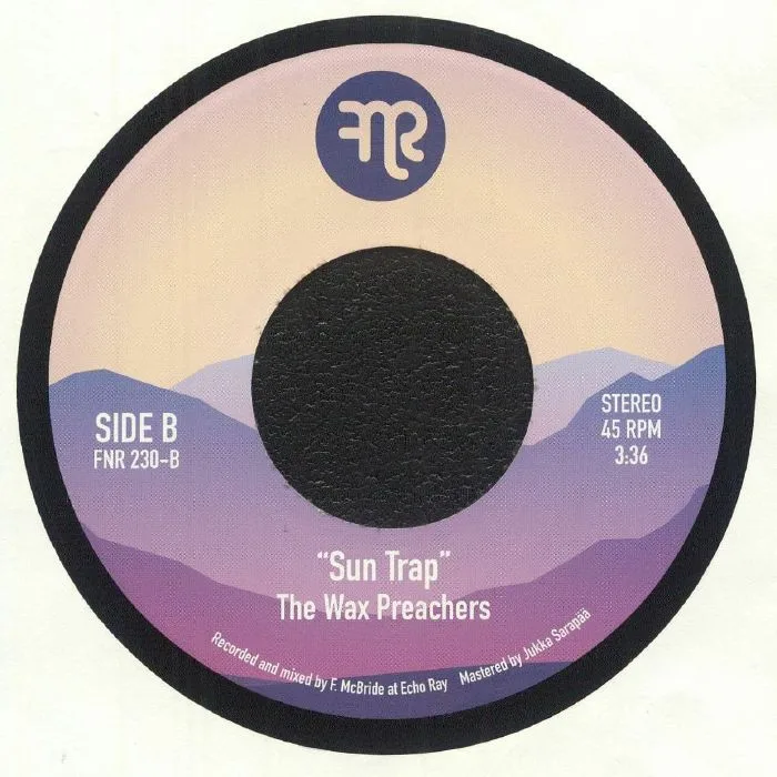 Back cover — The WAX PREACHERS — The Holy Mountain