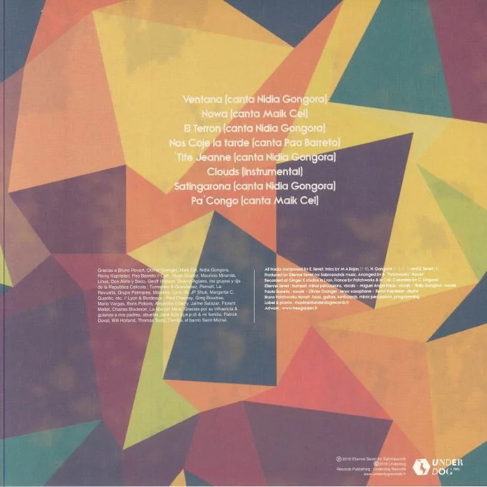Back cover — The BONGO HOP — Satingarona Part 1 (Record Store Day RSD 2024)