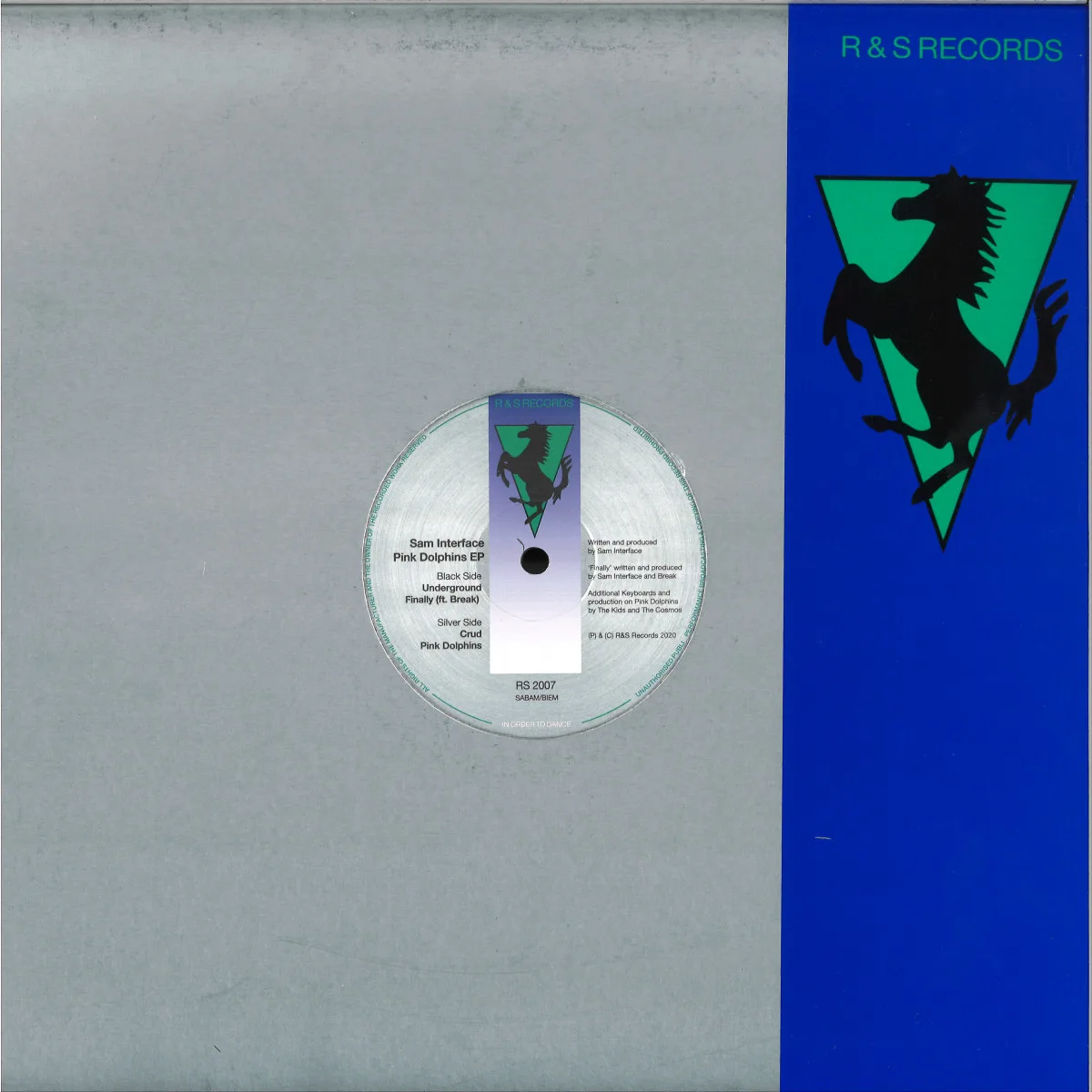 Обратная сторона обложки — Sam Interface — Pink Dolphins EP
