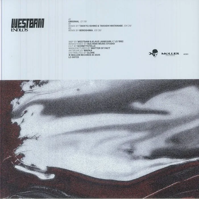 Back cover — WESTBAM — Endlos