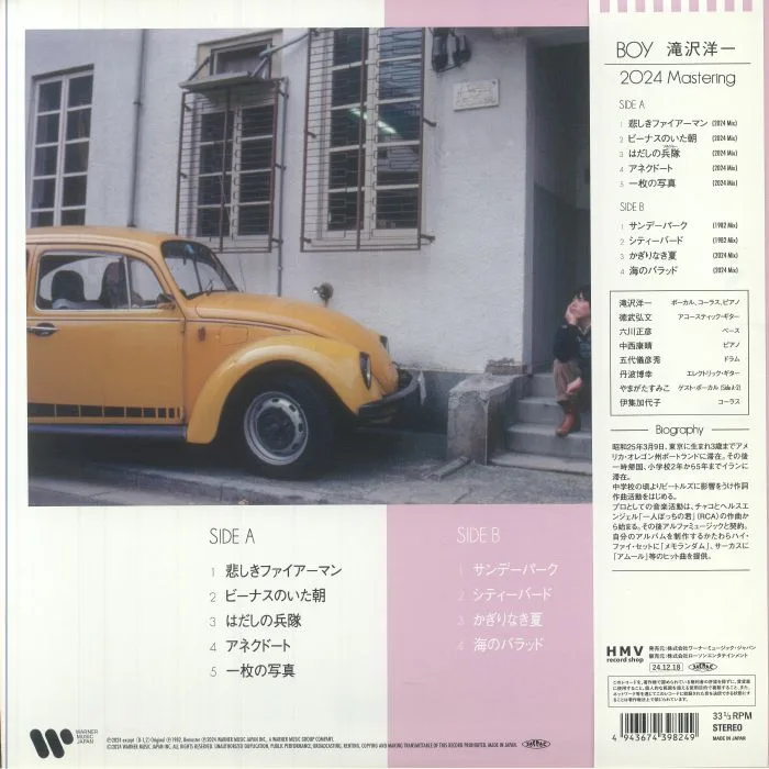 Обратная сторона обложки — Yoichi TAKIZAWA — Boy