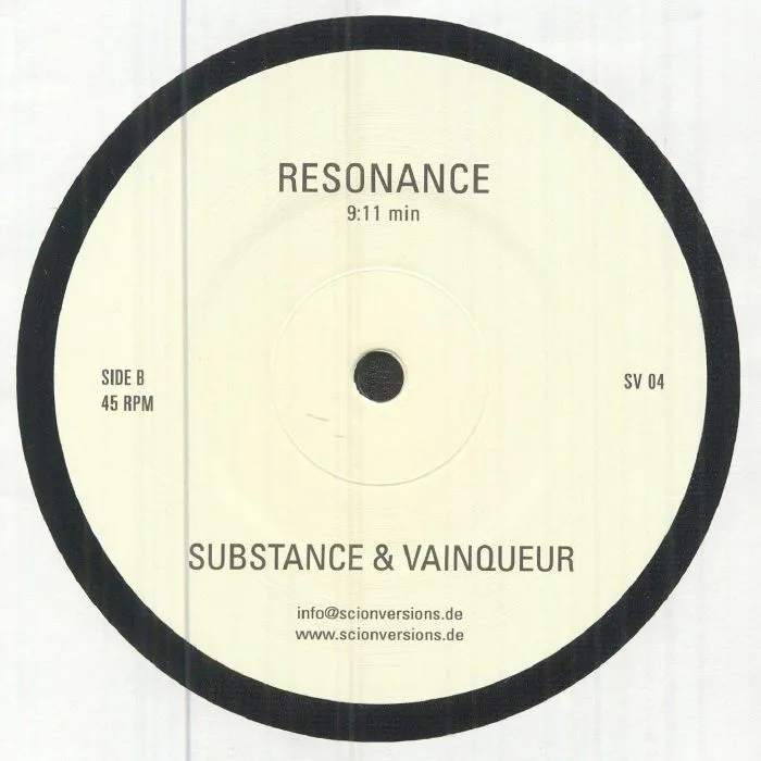 Back cover — SUBSTANCE / VAINQUEUR — Libration