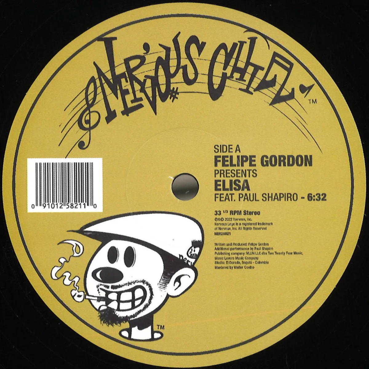 Front cover — Felipe Gordonfeat.Paul Shapiro — Elisa / Resonant Memories