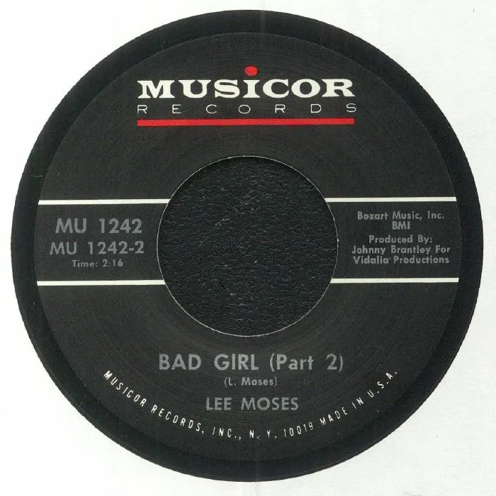 Обратная сторона обложки — Lee MOSES — Bad Girl