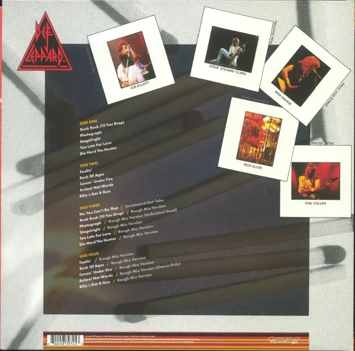 Обратная сторона обложки — DEF LEPPARD — Pyromania (40th Anniversary Edition)