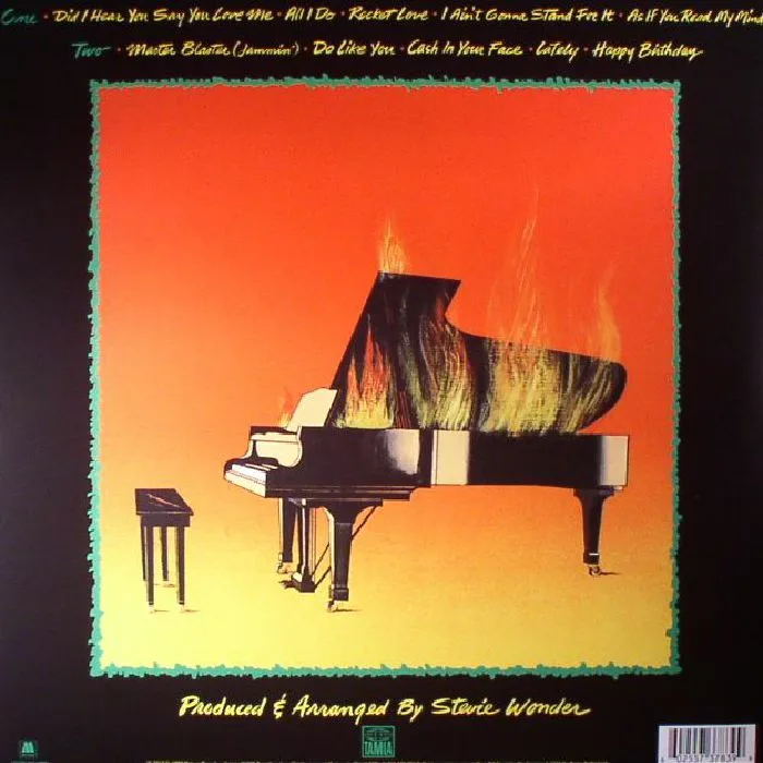 Back cover — Stevie WONDER — Hotter Than July (reissue)