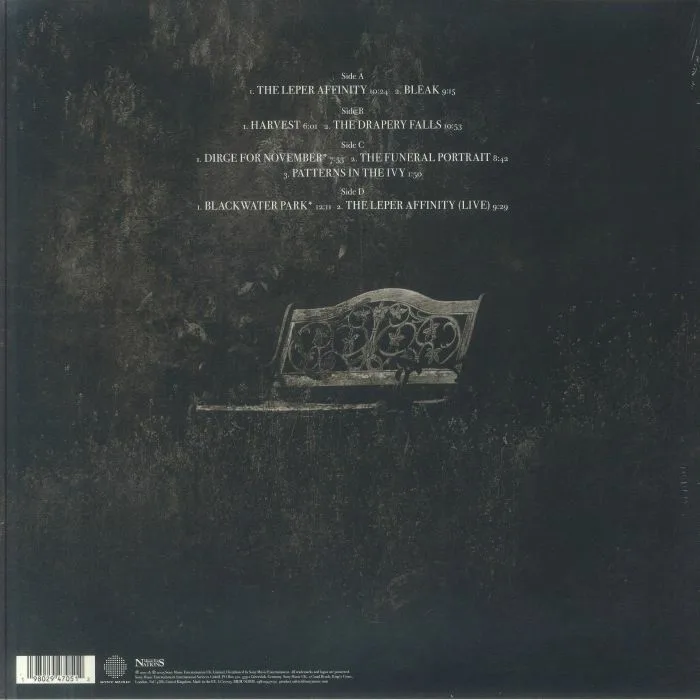 Обратная сторона обложки — OPETH — Blackwater Park (reissue) (B-STOCK)
