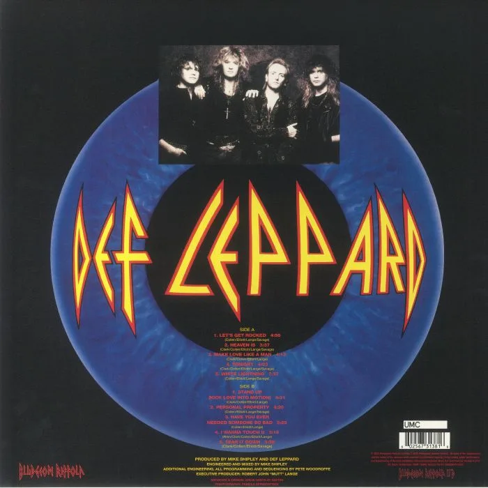 Обратная сторона обложки — DEF LEPPARD — Adrenalize (reissue)